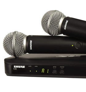 SHURE BLX288UK/B58X-K14 Dual Channel Wireless System Vocal Microphone - Saif and Secure Co.