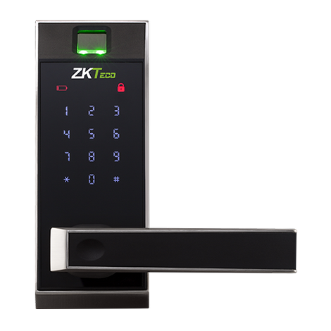 ZKTECO - AL20DB Fingerprint Lever Lock With Touch Screen and Bluetooth
