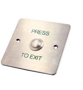 ELOCK EL-EB3 Exit Button, Flush Stainless Steel Square | FKGTC - Saif and Secure Co.