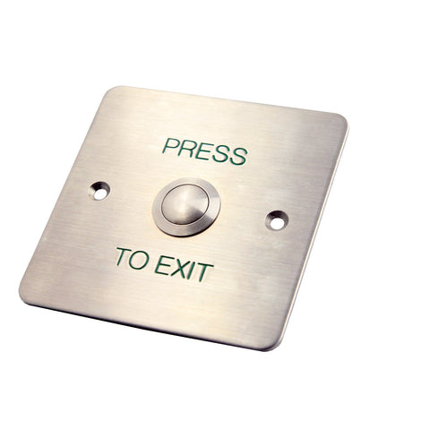 ELOCK EL-EB3 Exit Button, Flush Stainless Steel Square | FKGTC - Saif and Secure Co.
