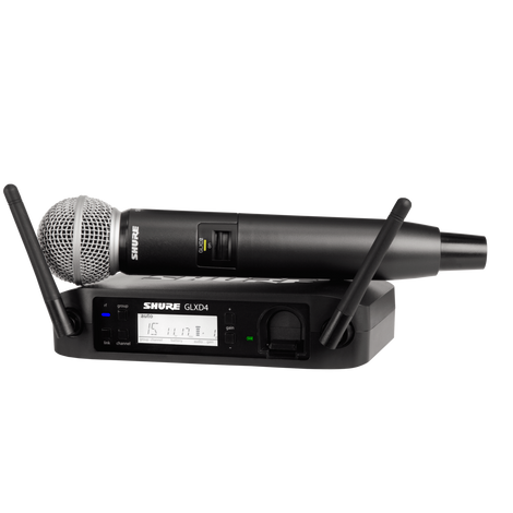 SHURE GLXD24UK Digital Wireless Vocal System with SM58 Vocal Microphone - Saif and Secure Co.