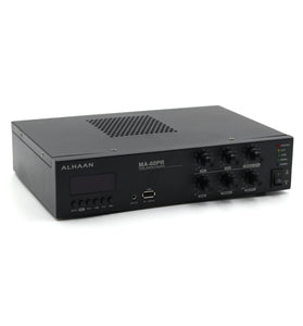 Alhaan MA-60PR 60W Mixer Amplifier with USB, Tuner & Bluetooth - Saif and Secure Co.