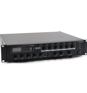 Alhaan MA-6Z360 6 Zone Mixer Amplifier 360W with Zone volume control, with Mplayer C - Saif and Secure Co.