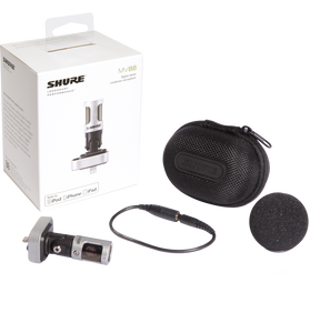 SHURE MV88 iOS Digital Stereo Condenser Microphone - Saif and Secure Co.