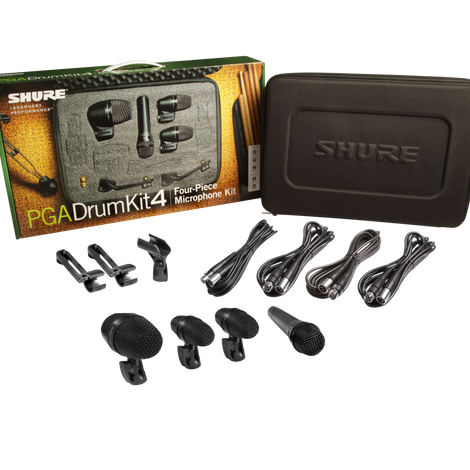 SHURE PGADRUMKIT4 Drum Microphone Kit 4 - Saif and Secure Co.
