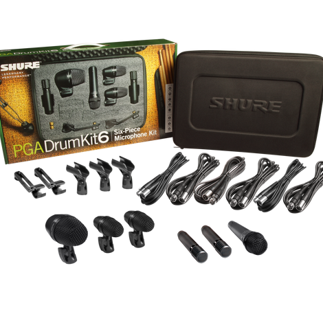 SHURE PGADRUMKIT6 Drum Microphone Kit 6 - Saif and Secure Co.