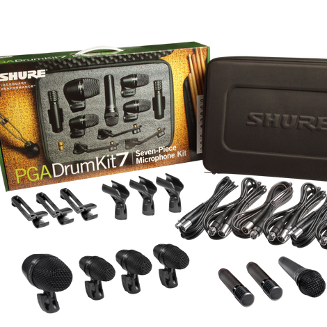 SHURE PGADRUMKIT7 - 7PC Drum Microphone Kit - Saif and Secure Co.