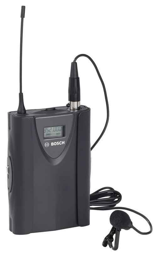 BOSCH MW1-LTX-F4 Belt-Pack Transmitter, 606-630 MHz