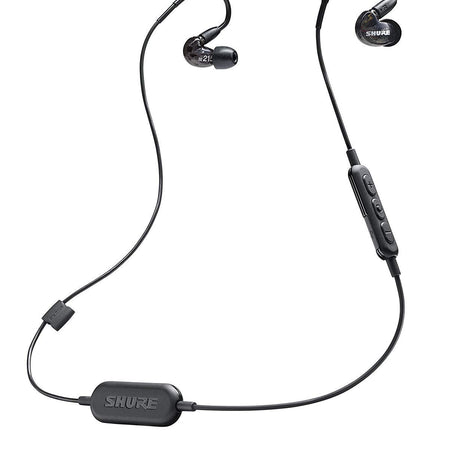 SHURE SE215-K-BT1-EFS Black Earphone With High-Resolution Bluetooth Communication Cable RMCE-BT1 - Saif and Secure Co.