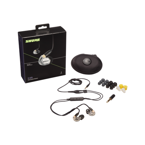 SHURE SE425-V+BT1-EFS Sound Isolating Earphones, Silver - Saif and Secure Co.
