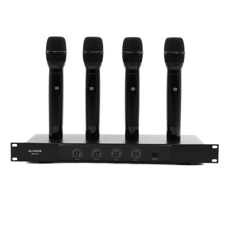 Alhaan WLH-410 Wireless Handheld Microphones (Set of 4) - Saif and Secure Co.