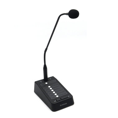 Alhaan CAS-6Z 6-Zone Paging Microphone for MPRO Series - Saif and Secure Co.