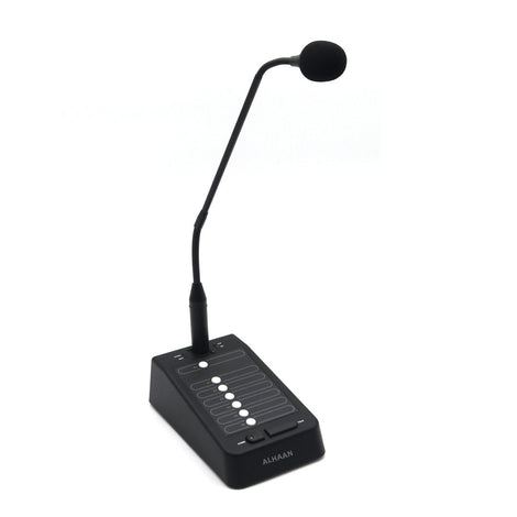 Alhaan CAS-6Z 6-Zone Paging Microphone for MPRO Series - Saif and Secure Co.