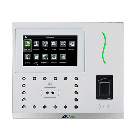 ZKTECO - G3 Multi Biometric Time Attendance & Access Control Terminal - Saif and Secure Co.