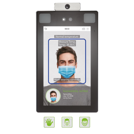 ZKTECO - ProFace X [TD] Face & Palm Verification and Body Temperature Detection Terminal - Saif and Secure Co.